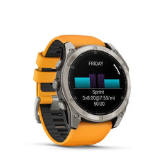Garmin fenix 8 AMOLED Sapphire - 51mm - SPARK ORANGE / GRAPHITE