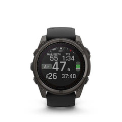 Garmin fenix 8 Solar Sapphire - 51mm - CARBON GREY / BLACK / PEBBLE GREY