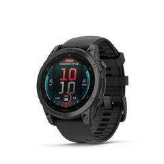 Garmin fenix E AMOLED - 47mm - SLATE GRAY / BLACK SILICONE BAND