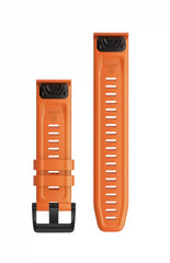 Garmin QuickFit® 22mm Watch Band Silicone - EMBER ORANGE SILICONE