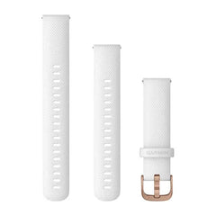 Garmin Band, Quick Release 18mm - WHITE SILICONE