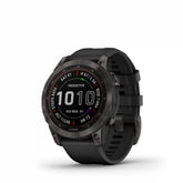 Garmin fenix 7 Sapphire Solar - CARBON GRAY DLC TITANIUM W /BLACK BAND