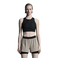 On Race Crop - BLACK