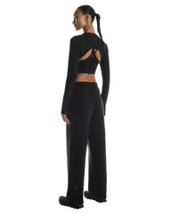 On Focus Tech Sweatpants - BLACK
