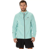 ASICS Metarun Waterproof Jacket - OASIS GREEN