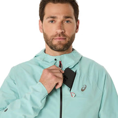 ASICS Metarun Waterproof Jacket - OASIS GREEN