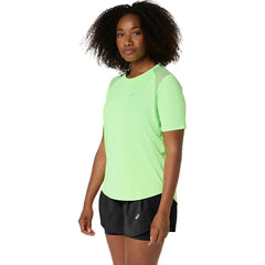 ASICS Road Short Sleeve - ILLUMINATE GREEN