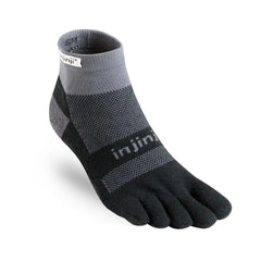 Injinji Midweight Mini Crew - BLACK / GRAY