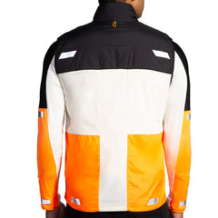 Brooks Visible Vest 2.0 - ECRU / FLUORO FLASH / BLACK
