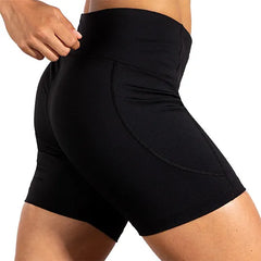 Brooks Moment 5" Short Tight - BLACK