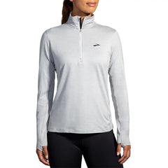 Brooks Dash 1/2 Zip 2.0 - HEATHER ASH