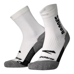 Brooks Ghost Crew Sock - WHITE / BR CREW