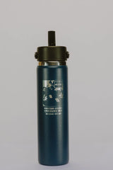 Hydro Flask Western States 24oz Wide Mouth Flex Straw Cap - MILE 99 -- WHITE