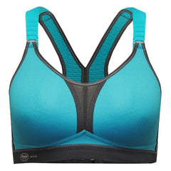 Anita DynamiX Star Sports Bra - POOL BLUE / METALLIC