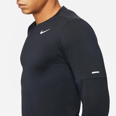 Nike Dri-FIT Element Running Crew - BLACK / REFLECTIVE SILV