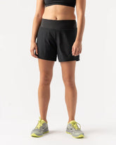 rabbit Run Aways Relax 6" Short - BLACK