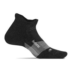 Feetures Merino 10 Ultra Light No Show Tab Sock - DARK GRAY