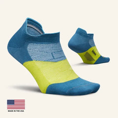 Feetures Merino 10 Ultra Light No Show Tab - WHITE