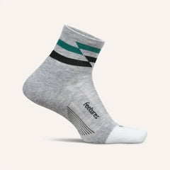 Feetures Elite Max Cushion Quarter - GRAY TRACK