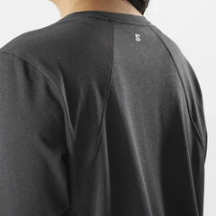 Salomon Shakeout Core Long Sleeve Tee - DEEP BLACK