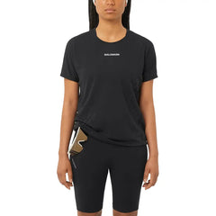 Salomon Sense Aero Short Sleeve GFX - DEEP BLACK / BLACK BEAUTY