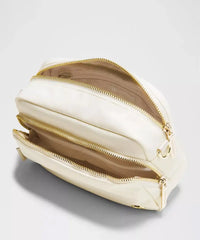 lululemon Everywhere Crossbody Bag 2L *Metal Hardware - LIGHT IVORY / GOLD
