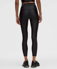 lululemon RUN Liquid Shine Matte SE Panel Tight 25" - BLACK