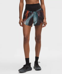 lululemon Go Further High-Rise Split Short 3" - SPEED FLUX MINI MULTI
