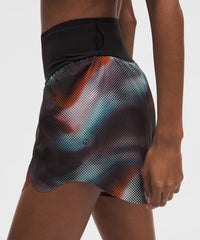 lululemon Go Further High-Rise Split Short 3" - SPEED FLUX MINI MULTI