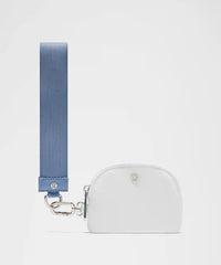 lululemon Dual Pouch Wristlet - PREP BLUE / POLO PASTEL / SILVER