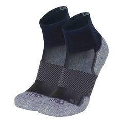OS1st Active Comfort Quarter Crew Sock - BLACK