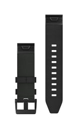 Garmin QuickFit® 22mm Watch Band Leather - BLACK LEATHER