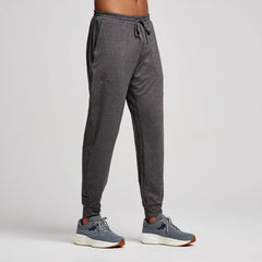 Saucony Triumph Pant - CARBON HEATHER