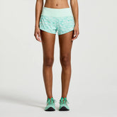 Saucony Outpace 2.5" Split Short - ATMOS WAVE PRINT