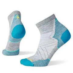 Smartwool Run Zero Cushion Ankle Socks - LUNAR GRAY