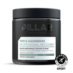 PILLAR Performance Triple Magnesium Professional Recovery Powder - 40 serving - LEMON LIME