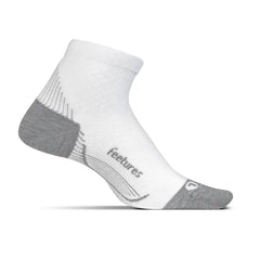 Feetures Plantar Fasciitis Relief Light Cushion Quarter Socks - BLACK