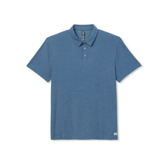 Vuori Strato Tech Polo - HARBOR GREY HEATHER