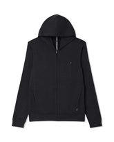 Vuori Ponto Full Zip Hoodie - BLACK HEATHER