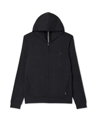 Vuori Ponto Full Zip Hoodie - BLACK HEATHER