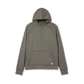 Vuori Ponto Performance 1/2 Zip Hoodie - WARM GREY HEATHER