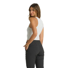 Vuori Pose Plyo Tank - WHITE HEATHER GREY