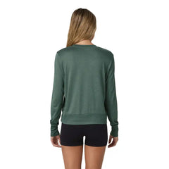 Vuori Daydream Crew - AGATE GREEN HEATHER