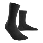CEP Allday Mid Cut Compression Socks - BLACK