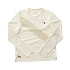 Tracksmith Van Cortlandt Long Sleeve - CORAL GOLD / HIGH RISE