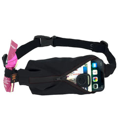SPIbelt Performance Belt - BLACK / BLACK ZIPPER