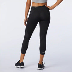 New Balance Impact Run Crop Without Mesh - BLACK
