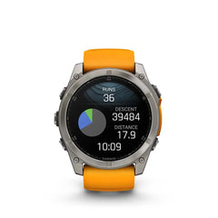 Garmin fenix 8 AMOLED Sapphire - 51mm - SPARK ORANGE / GRAPHITE
