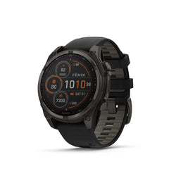 Garmin fenix 8 Solar Sapphire - 47mm - CARBON GREY / BLACK / PEBBLE GREY