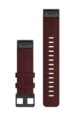 Garmin QuickFit® 22mm Watch Band Nylon - HEATHERED BLACK